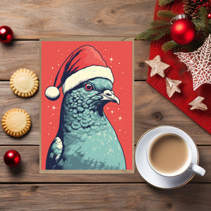Pigeon Christmas Card