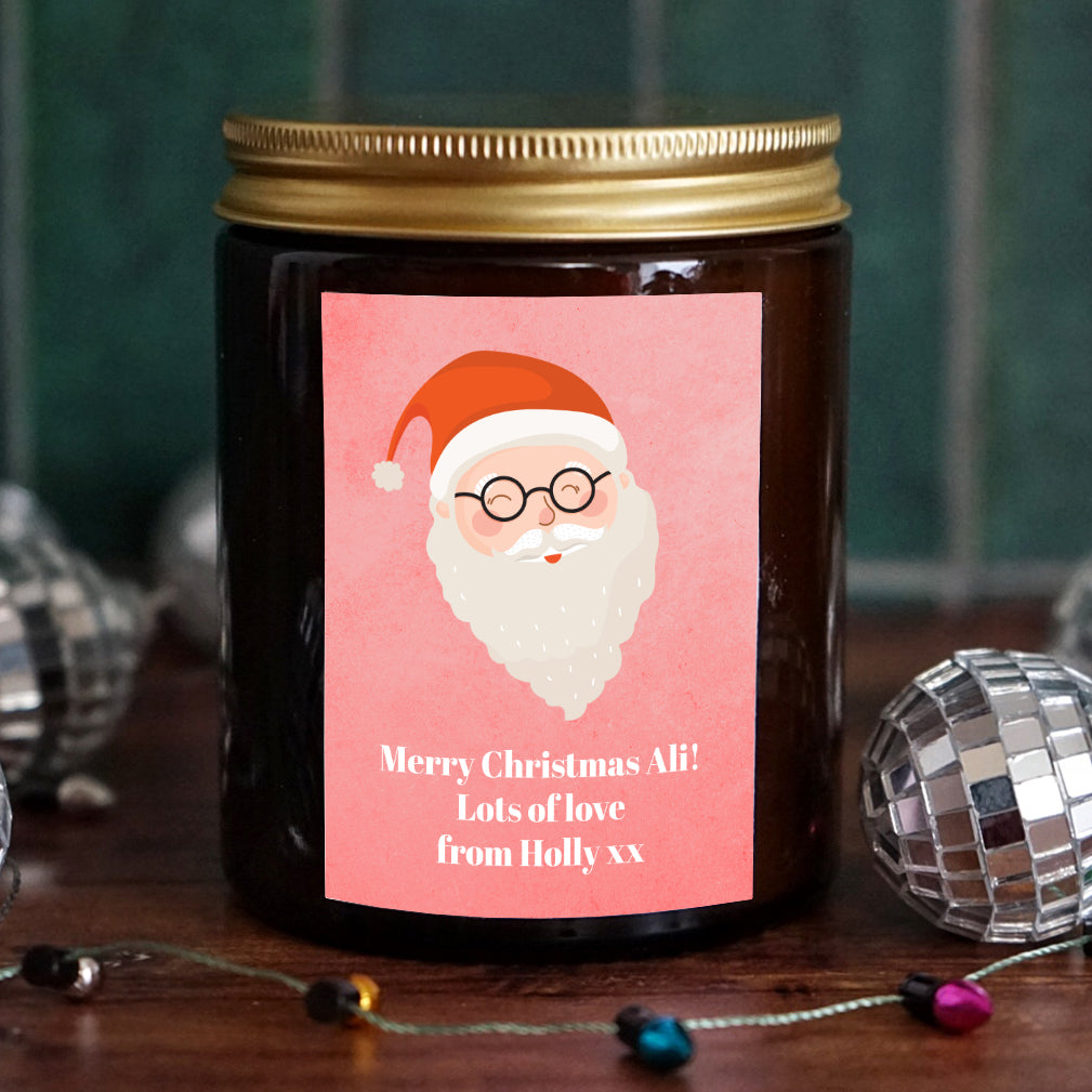 Personalised Christmas Candle