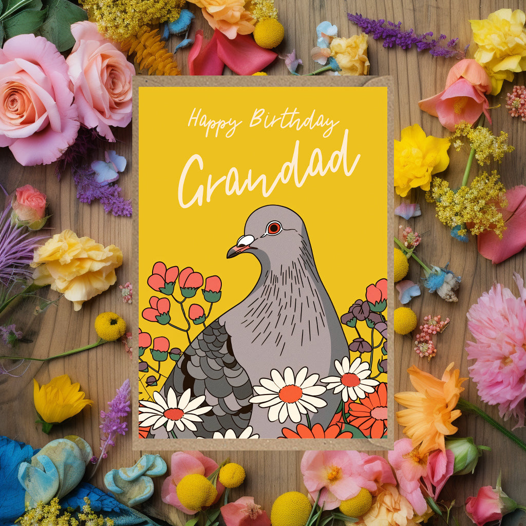 Pigeon Birthday Card