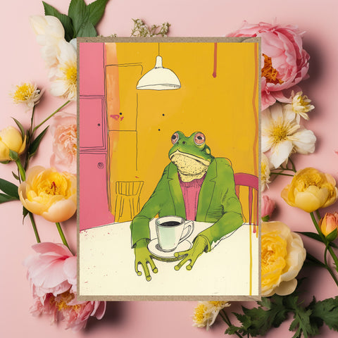 Frog Greeting Card