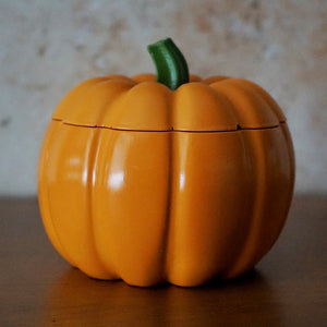 Classic Orange Pumpkin Pot Candle
