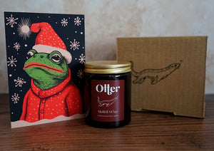 Card & Mulled Wine Candle Giftbox
