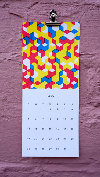Mini Octopress 2024 Risograph Calendar