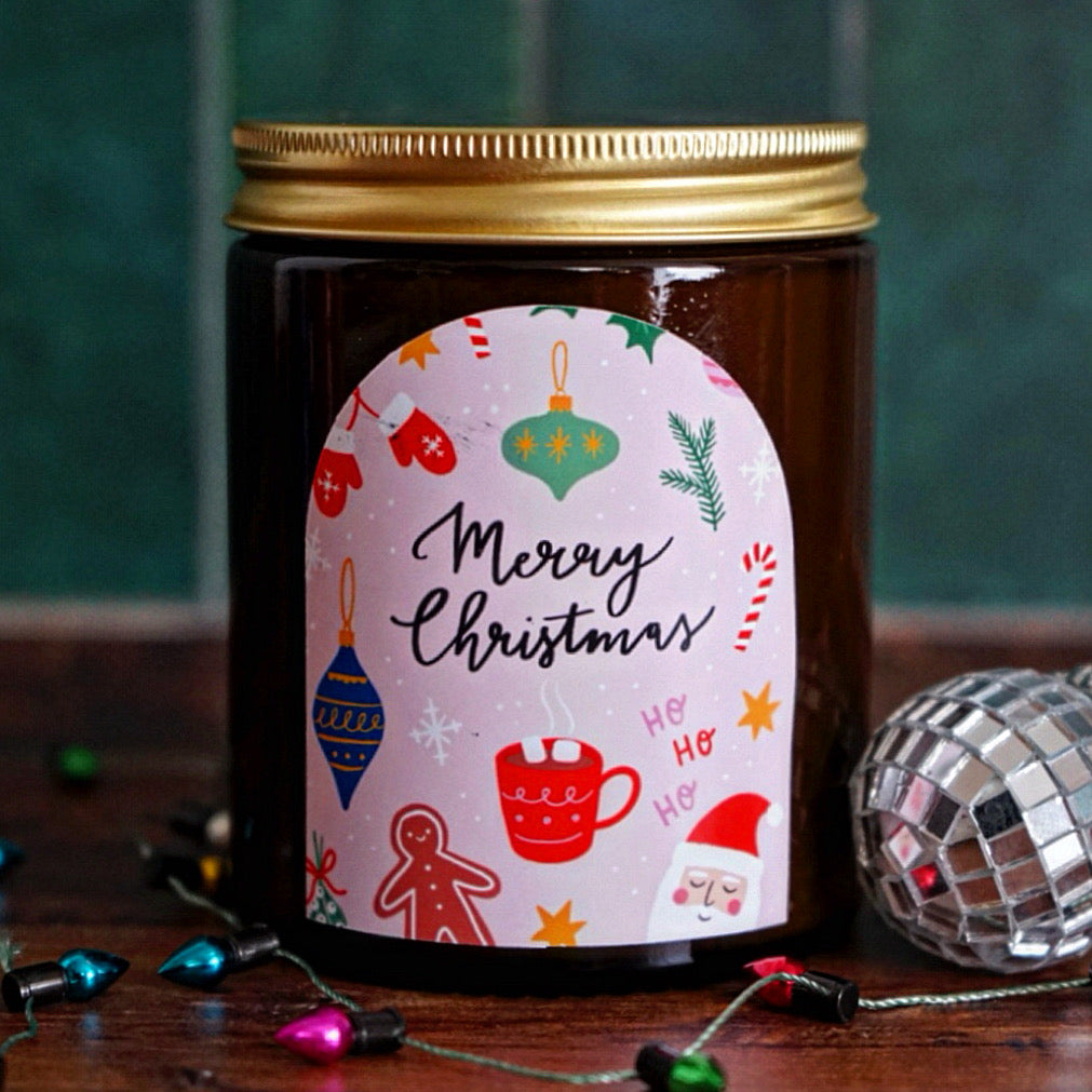Merry Christmas Candle