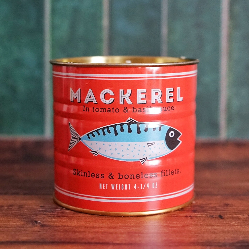Mackerel Tin Candle