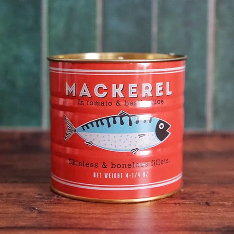 Mackerel Tin Candle