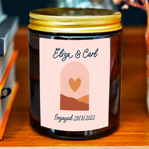 Engagement - Personalised Candle
