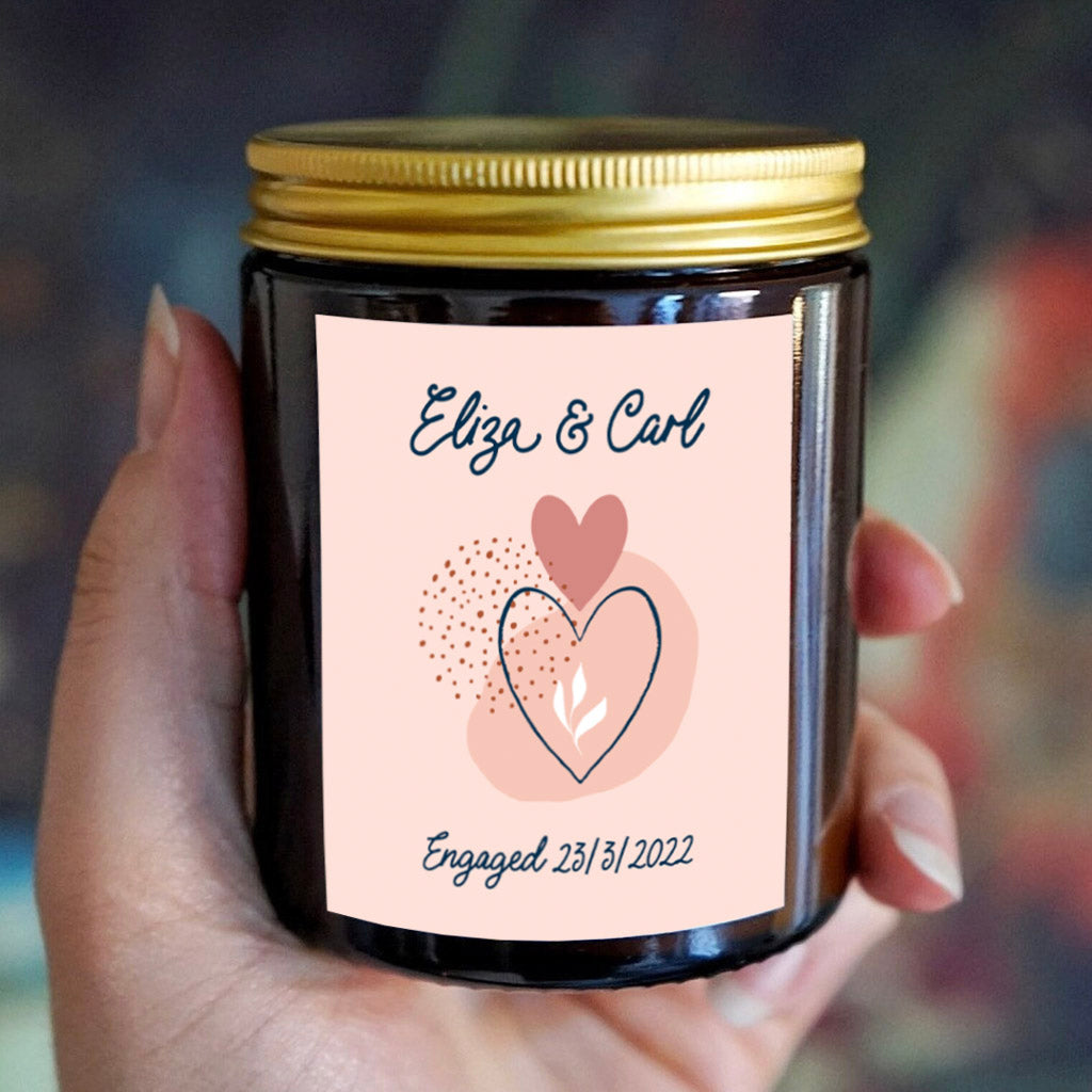 Engagement - Personalised Candle