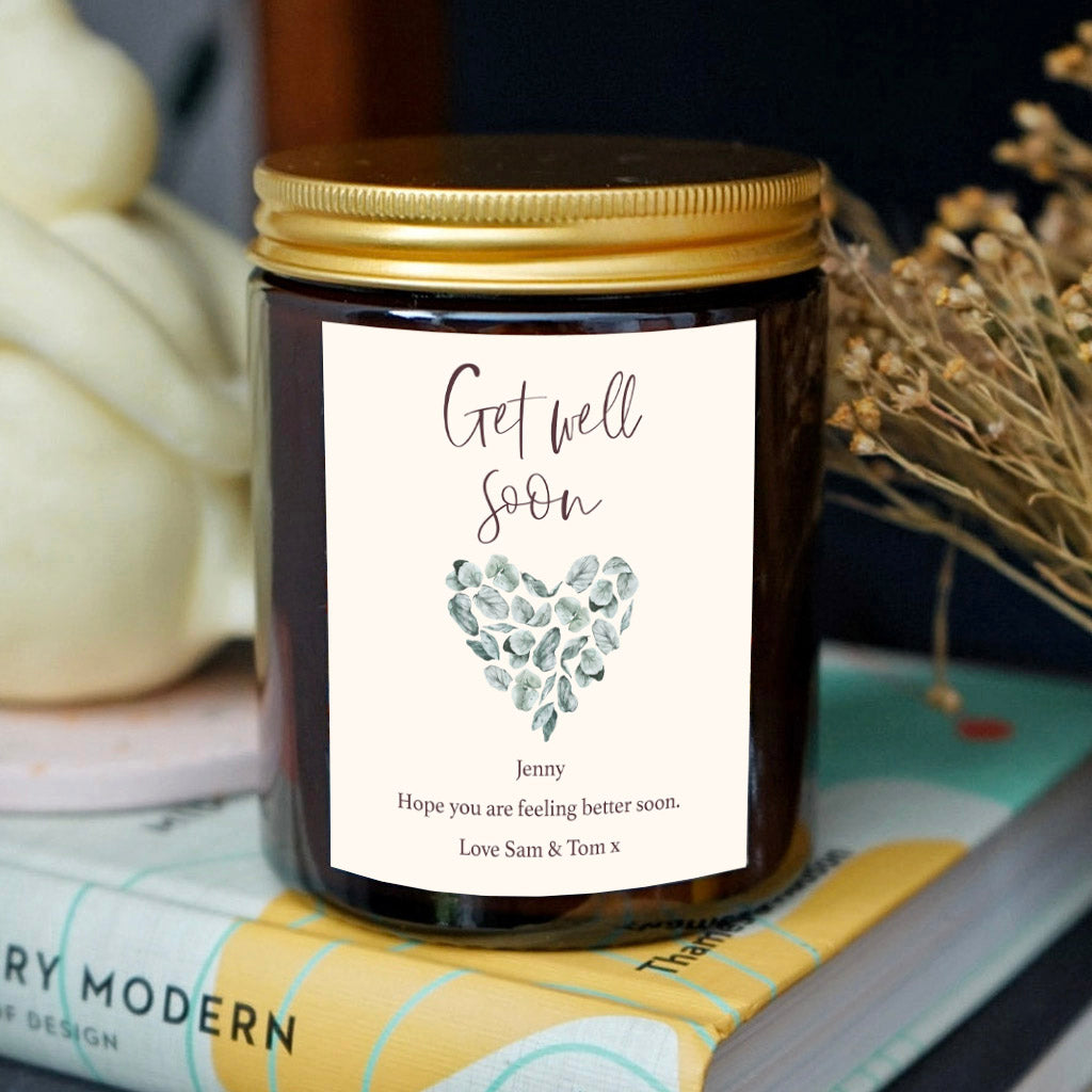 Get Well Soon - Personalised Candle