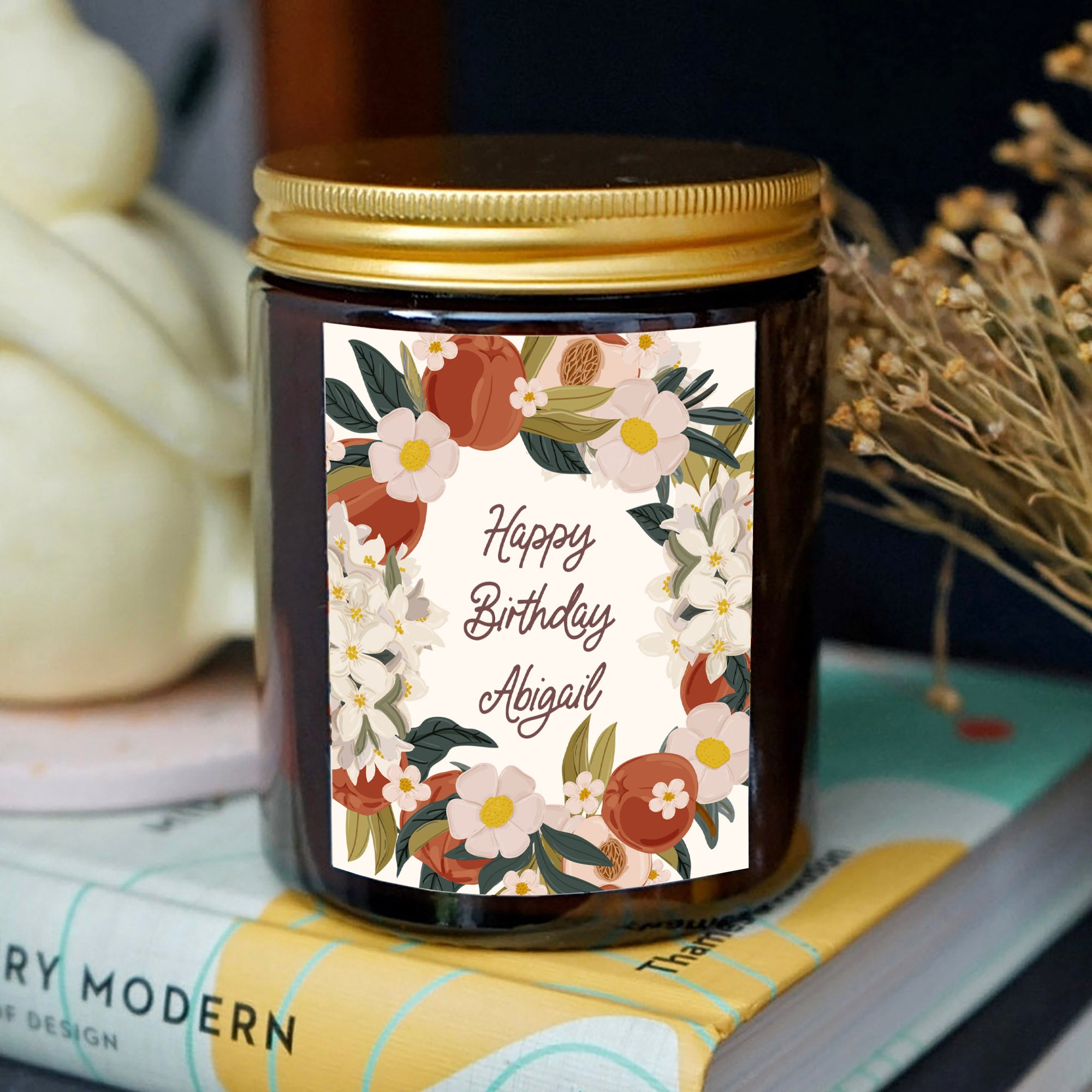 Personalised Candle - Happy Birthday