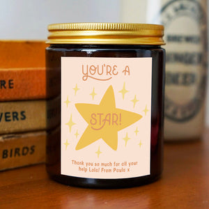 You're a Star Personalised Candle