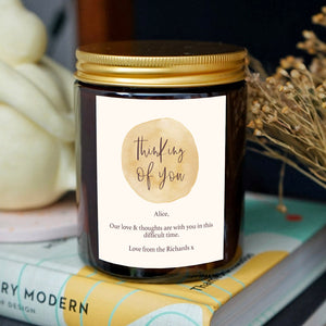 Thinking of you Personalised Candle